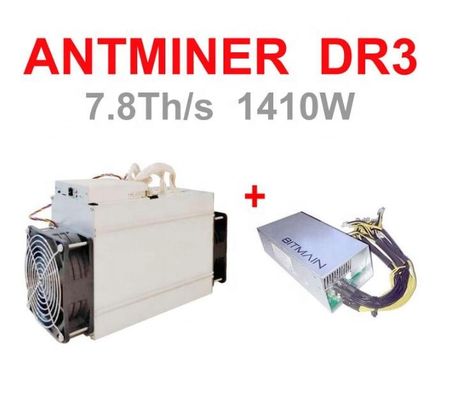 Bitmain Antminer DR3 7.8o Blake256r14 Asic para la explotación minera de la moneda del DCR