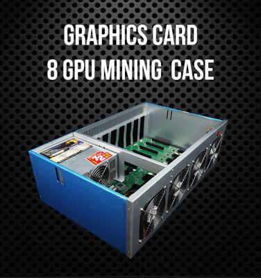 Explotación minera Rig Machine de Ethereum 8pcs GPU con el cuaderno de 4GB DDR3