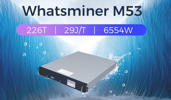 Minero Machine de Whatsminer M53 226t 226th/S 6554W 29J/O BTC